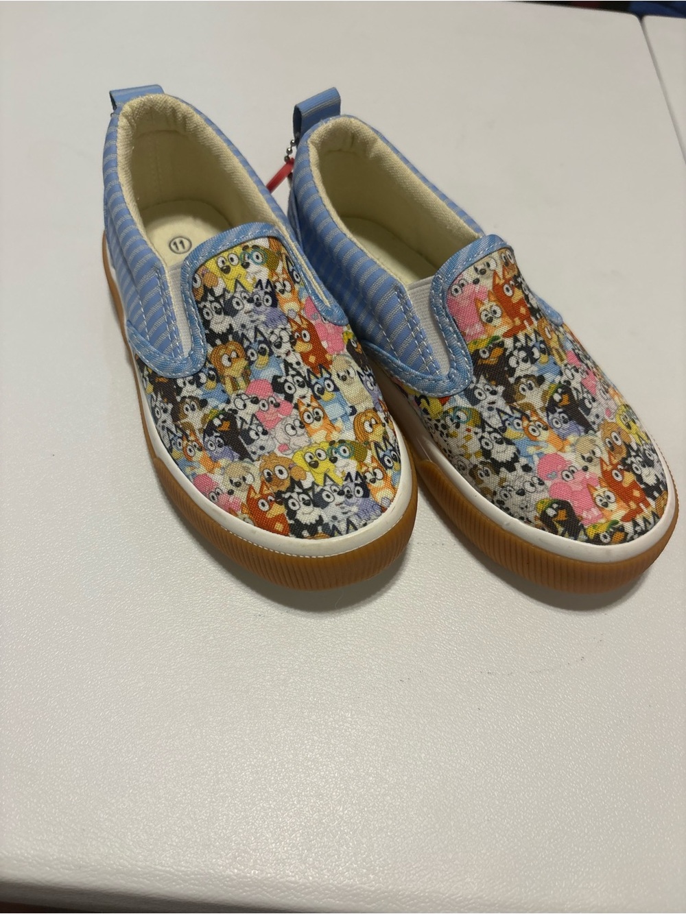 Bluey Slip On Shoes // 11c